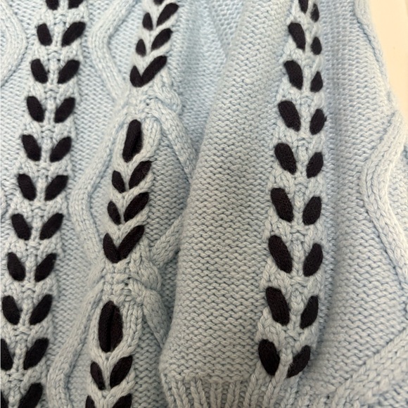 RAILS women's addy mock neck sweater in sky navy cables size XS - Picture 5 of 6